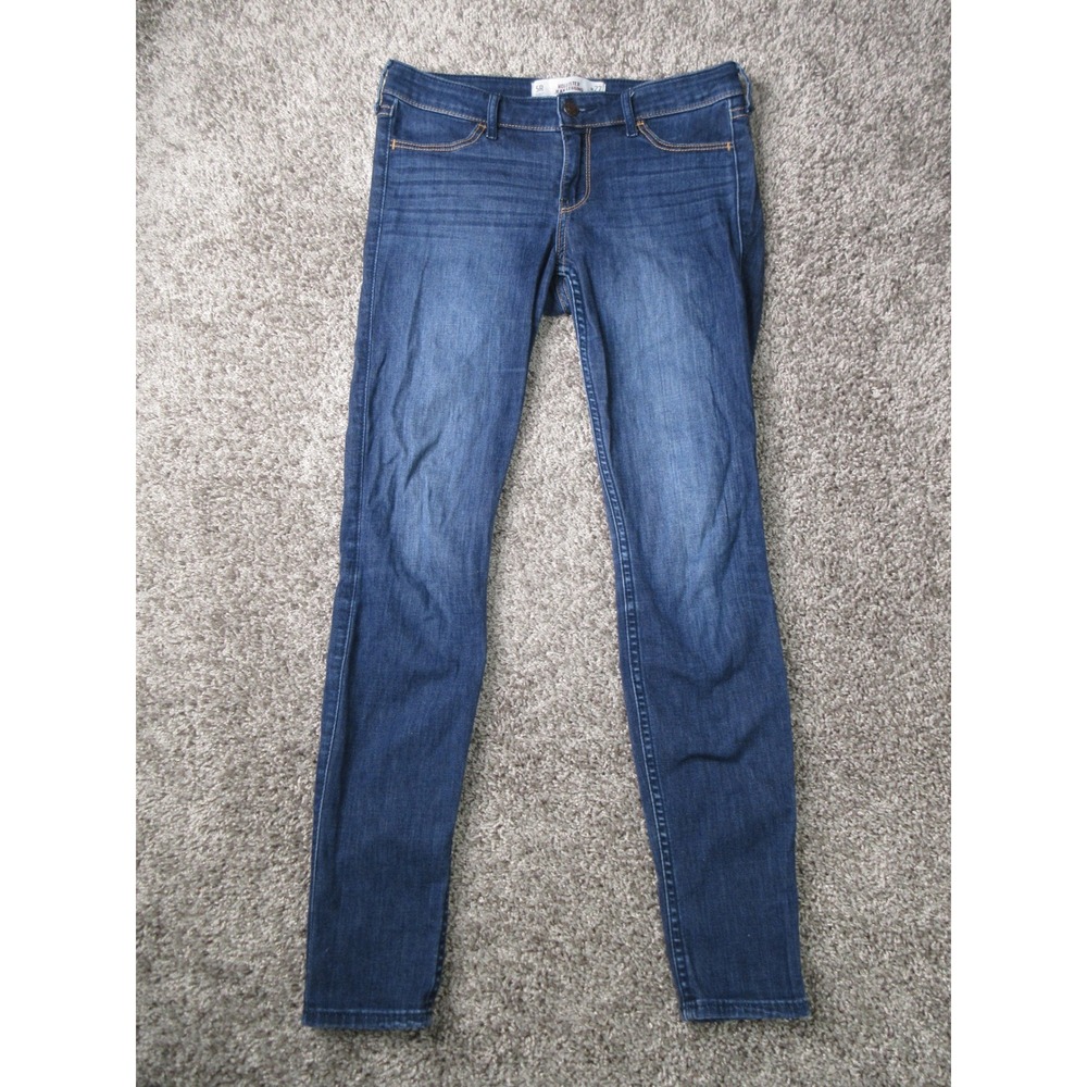Hollister Jean Legging Womens 5R W27 L29 Blue Medium Wash Low Rise Skinny Jeans